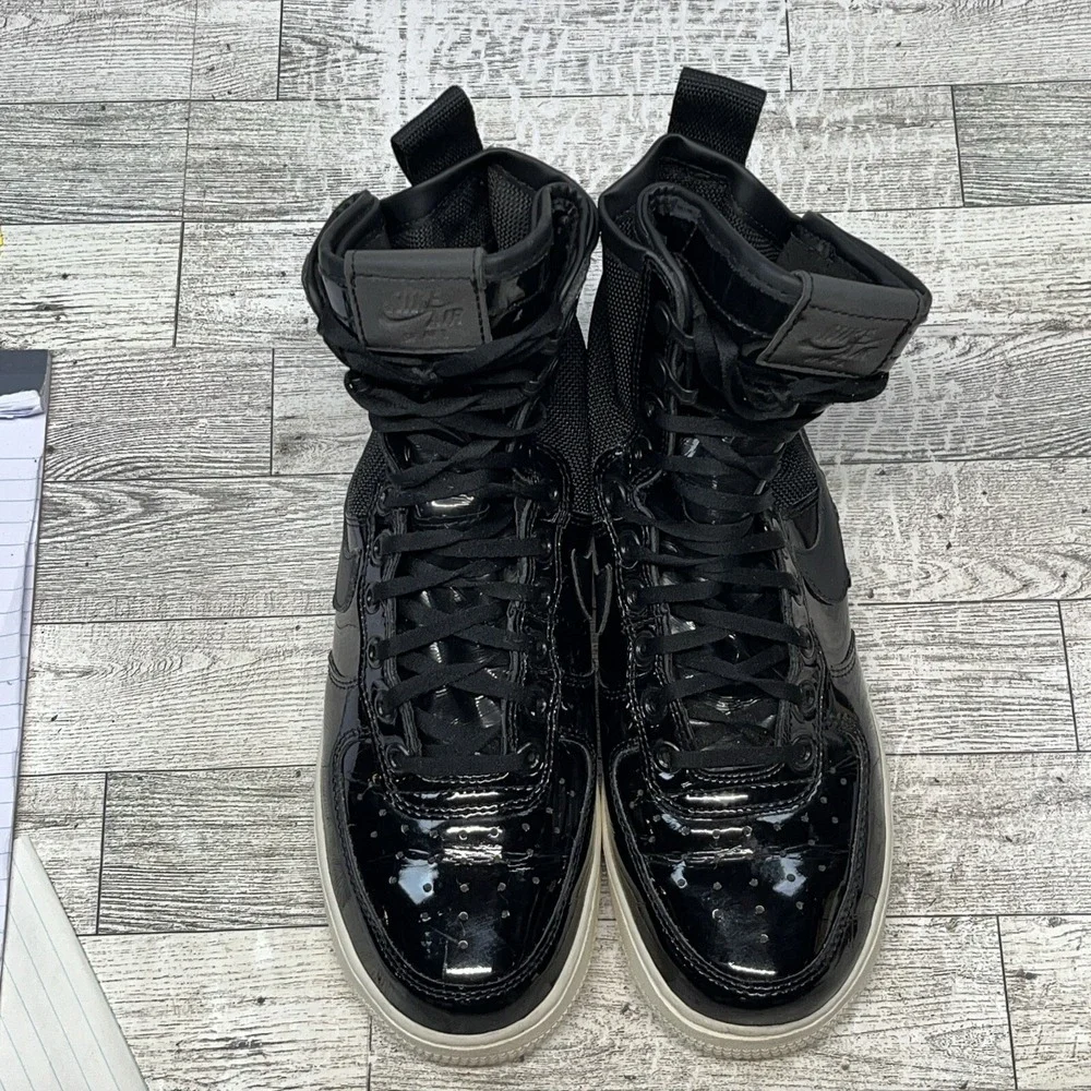 Nike SF Air Force 1 High Ruby Rose Black Boots AJ0963-001‎ Women Size 7